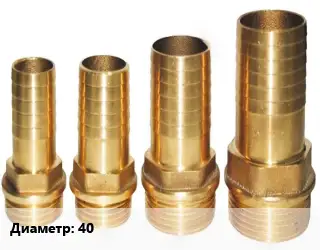 Штуцер 40 Сталь: AISI 316 конический